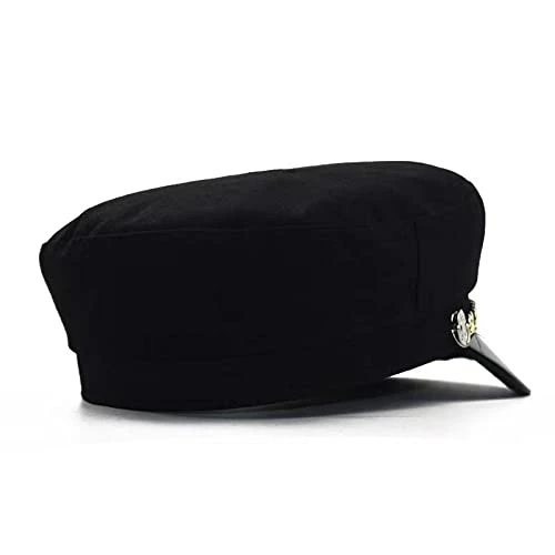 Discount 🎉 Willheoy Newsboy Hats For 👩 Women Men Beret Cap Baker Boy Fiddler Cap Cabbie Paperboy Sailor Hat Black 4# 😉 7 Discount 🎉 Willheoy Newsboy Hats For 👩 Women Men Beret Cap Baker Boy Fiddler Cap Cabbie Paperboy Sailor Hat Black 4# 😉 - Image 5