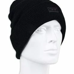 Promo 🛒 Levi's All-Gender Classic Knit Cuffed All Season Beanie Hat Burgundy Solid 🤩 -Men Skullies & Beanies Sales 315fghIfmcL