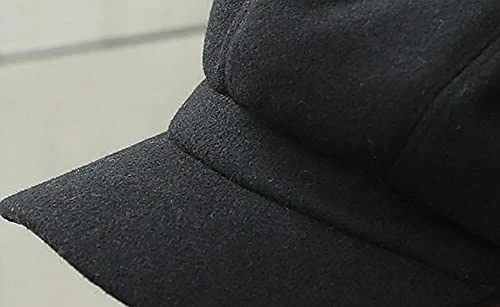 Brand new ๐คฉ Newsboy Hats For ๐ฉ Women, ๐ฉ Women Newsboy Hats Winter Felt Retro Solid Color Fashion All-Match Newsboy Cap A Burgundy ๐ 4 Brand new ๐คฉ Newsboy Hats For ๐ฉ Women, ๐ฉ Women Newsboy Hats Winter Felt Retro Solid Color Fashion All-Match Newsboy Cap A Burgundy ๐ - Image 2