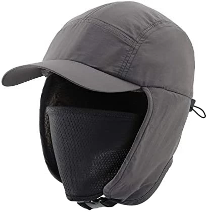 Flash Sale β¨ Home Prefer Waterproof Mens Winter Hat Fleece Lined Earflaps Visor Hat Face Cover Army Green π₯ 5 Flash Sale β¨ Home Prefer Waterproof Mens Winter Hat Fleece Lined Earflaps Visor Hat Face Cover Army Green π₯ - Image 3