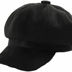 Deals ❤️ Women Vintage Newsboy Cabbie Peaked Beret Cap Warm Baker Boy Visor Hat Flat Cap Red 🤩 -Men Skullies & Beanies Sales 31XvutuVQsL. AC