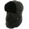 Discount 🎉 Trooper Trapper Hat W/Face Mask Windproof Water Resistant Winter Russian Hat Black 🎉 -Men Skullies & Beanies Sales 31a678LiRGL