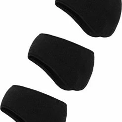 Deals β€οΈ BBTO 3 Pieces Ear Warmer Headband Winter Headbands Fleece Headband For π© Women Men Black, Gray, Red π