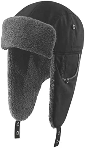 Cheap 💯 Carhartt Men's Rain Defender Canvas Trapper Hat Black 😀 4 Cheap 💯 Carhartt Men's Rain Defender Canvas Trapper Hat Black 😀 - Image 2