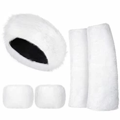 Best Pirce 🎁 SATINIOR 3 Pieces Faux Fur Headband Set Ear Warmer Headwrap Furry Wrist Cuff Leg Warmers Boot Cuff Winter Accessories For 👩 Women 👧 Girls (White)SATINIOR 3 Pieces Faux Fur Headband Set Ear Warmer Headwrap Furry Wrist Cuff Leg Warmers Boot Cuff Winter Accessories For 👩 Women 👧 Girls (White) SATINIOR 3 Pieces Faux Fur Headband Set Ear Warmer Headwrap Furry Wrist Cuff Leg Warmers Boot Cuff Winter Accessories For 👩 Women 👧 Girls (White) 🥰