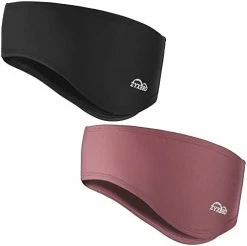 Deals 🤩 ZYXBBD Ear Warmers For 👩 Women And Men-Fleece Winter Ear Warmer Headband Ear Muffs For Jogging Running Hiking Cycling Under Helmet 2 Pack Black+red 🥰 -Men Skullies & Beanies Sales 31yzSsABrRL. AC