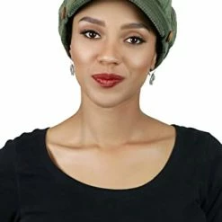 Top 10 💯 Hats Scarves & More Newsboy Cap For 👩 Women Cabbie Hat Cancer Headwear Chemo Head Coverings Brianna Denim Blue 🧨