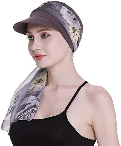 Best reviews of 👍 Newsboy Cap For 👩 Women Chemo Headwear With Scarfs Gifts Hair Loss Available All Year Light Health Gray 🎉 8 Best reviews of 👍 Newsboy Cap For 👩 Women Chemo Headwear With Scarfs Gifts Hair Loss Available All Year Light Health Gray 🎉 - Image 6