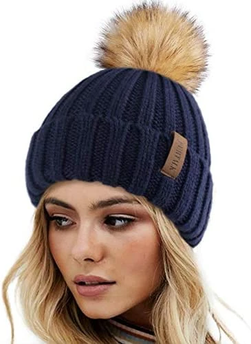 Best deal π FURTALK π© Womens Winter Knitted Beanie Hat With Faux Fur Pom Warm Knit Skull Cap Beanie For π© Womenβ¦ 01-black π₯° 13 Best deal π FURTALK π© Womens Winter Knitted Beanie Hat With Faux Fur Pom Warm Knit Skull Cap Beanie For π© Womenβ¦ 01-black π₯° - Image 11