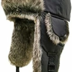 Cheapest 🤩 Fur Winter Trapper Hat,Taslon Faux Fur Aviator Ski Trapper Trooper Pilot Hat,Snow Eskimo Hat With Ear Flaps For Men & 👩 Women Orange 😀 -Men Skullies & Beanies Sales 410EvhwYOsL. AC