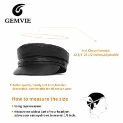 Coupon 👍 EOZY 👩 Women Fashion Newsboy Cap PU Leather Cabbie Sailor Fiddler Bakerboy Flat Gatsby Visor Beret Autumn Spring Winter Hats Black 🛒 15 Coupon 👍 EOZY 👩 Women Fashion Newsboy Cap PU Leather Cabbie Sailor Fiddler Bakerboy Flat Gatsby Visor Beret Autumn Spring Winter Hats Black 🛒 -Men Skullies & Beanies Sales 413NBeUr2VL