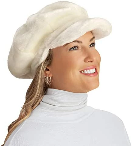 Best reviews of ๐ Collections Etc Faux Fur Newsboy Winter Hat, Stylish Plush Cap Chocolate ๐ 9 Best reviews of ๐ Collections Etc Faux Fur Newsboy Winter Hat, Stylish Plush Cap Chocolate ๐ - Image 7