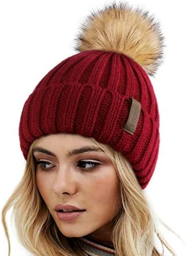Best deal π FURTALK π© Womens Winter Knitted Beanie Hat With Faux Fur Pom Warm Knit Skull Cap Beanie For π© Womenβ¦ 01-black π₯° 10 Best deal π FURTALK π© Womens Winter Knitted Beanie Hat With Faux Fur Pom Warm Knit Skull Cap Beanie For π© Womenβ¦ 01-black π₯° - Image 8