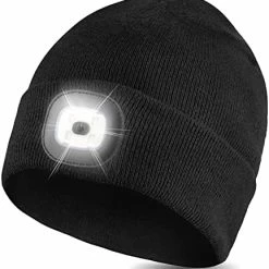 Flash Sale ๐ GAFres LED Beanie With Light, Unisex Rechargeable Led Headlamp Hat, Warm Knit Hat For Winter Safety, Head Light For Outdoor ๐ Dog Walking๏ผGifts For Men ๐ฉ Women Dad Black โ 20 Flash Sale ๐ GAFres LED Beanie With Light, Unisex Rechargeable Led Headlamp Hat, Warm Knit Hat For Winter Safety, Head Light For Outdoor ๐ Dog Walking๏ผGifts For Men ๐ฉ Women Dad Black โ -Men Skullies & Beanies Sales 414Y5Xmi9cL. AC