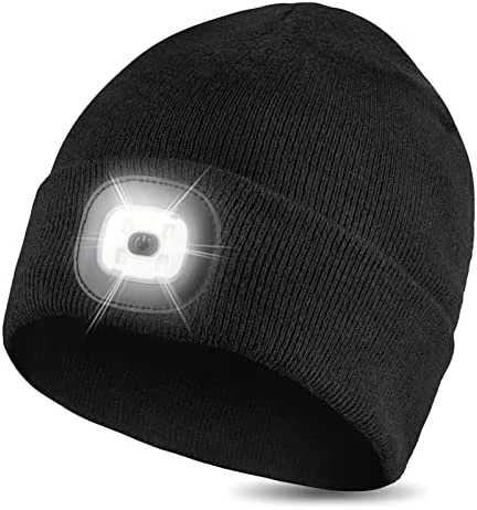 Flash Sale ๐ GAFres LED Beanie With Light, Unisex Rechargeable Led Headlamp Hat, Warm Knit Hat For Winter Safety, Head Light For Outdoor ๐ Dog Walking๏ผGifts For Men ๐ฉ Women Dad Black โ 6 Flash Sale ๐ GAFres LED Beanie With Light, Unisex Rechargeable Led Headlamp Hat, Warm Knit Hat For Winter Safety, Head Light For Outdoor ๐ Dog Walking๏ผGifts For Men ๐ฉ Women Dad Black โ - Image 4