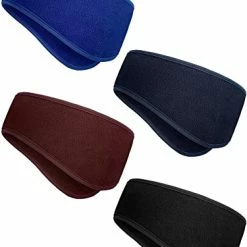 Cheap 😀 WILLBOND 4 Pieces Ear Warmer Headband Elastic Ear Muff Winter Headbands (Black,Classic Patterns) Gray, Navy, Sky Blue, Rose 🔥 -Men Skullies & Beanies Sales 416KAipKIsL