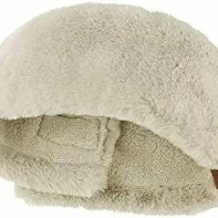 Cheapest ⌛ C.C 👩 Women's Soft Faux Fur Feel Sherpa Lined Ear Warmer Headband Headwrap Beige 🛒 -Men Skullies & Beanies Sales 419M3jIMlsL. AC
