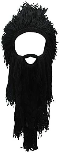 New โจ Creative Barbarian Knit Beard Hat Funny Knit Hat Wig Beanie Hat Beard Facemask V-brown ๐ 8 New โจ Creative Barbarian Knit Beard Hat Funny Knit Hat Wig Beanie Hat Beard Facemask V-brown ๐ - Image 6