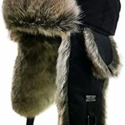 Cheapest 🤩 Fur Winter Trapper Hat,Taslon Faux Fur Aviator Ski Trapper Trooper Pilot Hat,Snow Eskimo Hat With Ear Flaps For Men & 👩 Women Orange 😀 -Men Skullies & Beanies Sales 41AWjlospzL. AC