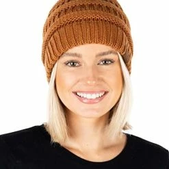 Promo 🛒 Funky Junque Exclusives 👩 Womens Beanie Solid Ribbed Knit Hat Warm Soft Skull Cap Denim - Confetti 🔔 -Men Skullies & Beanies Sales 41C1ti1rbVL. AC