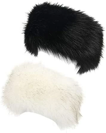 New π₯ La Carrie Faux Fur Headband With Stretch π© Women's Winter Earwarmer Earmuff Black & Natural π 6 New π₯ La Carrie Faux Fur Headband With Stretch π© Women's Winter Earwarmer Earmuff Black & Natural π - Image 4