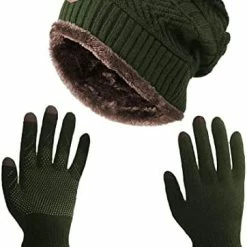 Outlet 🔔 HINDAWI Winter Slouchy Beanie Gloves For 👩 Women Knit Hats Skull Caps Touch Screen Mittens Hat+gloves (brown) 🔥 28 Outlet 🔔 HINDAWI Winter Slouchy Beanie Gloves For 👩 Women Knit Hats Skull Caps Touch Screen Mittens Hat+gloves (brown) 🔥 -Men Skullies & Beanies Sales 41C3G9wtYYL. AC