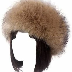 Cheapest ❤️ Tngan 👩 Women's Faux Fur Headband Soft Winter Cossack Russion Style Hat Cap Brown 🔥 -Men Skullies & Beanies Sales 41CmwKnoMDL. AC