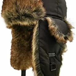 Cheapest 🤩 Fur Winter Trapper Hat,Taslon Faux Fur Aviator Ski Trapper Trooper Pilot Hat,Snow Eskimo Hat With Ear Flaps For Men & 👩 Women Orange 😀 -Men Skullies & Beanies Sales 41Cp3RWsLqL. AC