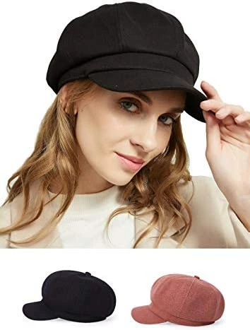 Outlet π€© TOPHOPE 8 Panels Newsboy Caps For π© Women Cotton Wool Blended Cabbie Hat Gatsby Ivy Beret With Visor Grass π 8 Outlet π€© TOPHOPE 8 Panels Newsboy Caps For π© Women Cotton Wool Blended Cabbie Hat Gatsby Ivy Beret With Visor Grass π - Image 6