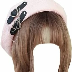 Top 10 ⌛ Breathable Gothic Lolita Beret Cap JK Hat Newsboy Cap For 👩 Women Spring ☀️ Summer Winter Gatsby Visor Hat Black ✔️ -Men Skullies & Beanies Sales 41Ehh4ELjIL. AC