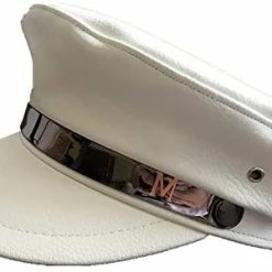 Cheapest 👍 Brcus 👩 Women Yacht Captain Sailor Hat PU Newsboy Cabbie Baker Boy Peaked Beret Cap Black#4 ⭐ -Men Skullies & Beanies Sales 41FrrguOWUL. AC