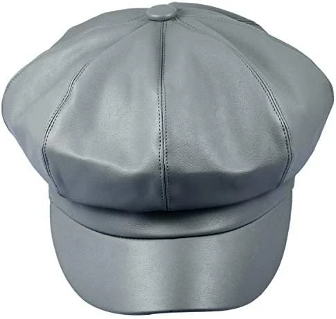 Buy โญ Samtree ๐ฉ Women Newsboy Hats, Visor Beret Cabbie Hat 8 Panel Ivy Cap PU Leather Brown ๐ 5 Buy โญ Samtree ๐ฉ Women Newsboy Hats, Visor Beret Cabbie Hat 8 Panel Ivy Cap PU Leather Brown ๐ - Image 3