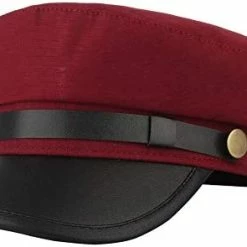 Best Pirce ✔️ S.CHARMA Chauffeur Hat For Men 👩 Women, Classic Vintage Newsboy Cap Costume Hats Z-army Green ⌛ -Men Skullies & Beanies Sales 41GIjdUEFL. AC