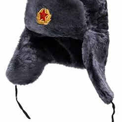 Deals π BELEON Ushanka Russian Fur Hat - Soviet Army Trapper Hat Pink π