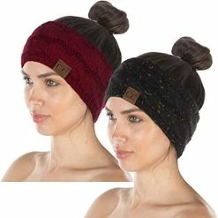 Cheap 🎉 Funky Junque Exclusives 👩 Womens Head Wrap Lined Headband Stretch Knit Ear Warmer Grey, Black, Beige, French Beige - 4 Tone Mix 🎁 -Men Skullies & Beanies Sales 41HpgSf rL. AC