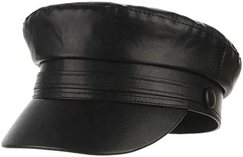 Coupon 👍 EOZY 👩 Women Fashion Newsboy Cap PU Leather Cabbie Sailor Fiddler Bakerboy Flat Gatsby Visor Beret Autumn Spring Winter Hats Black 🛒 10 Coupon 👍 EOZY 👩 Women Fashion Newsboy Cap PU Leather Cabbie Sailor Fiddler Bakerboy Flat Gatsby Visor Beret Autumn Spring Winter Hats Black 🛒 - Image 8