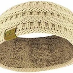 Cheap ๐งจ C.C Soft Stretch Winter Warm Cable Knit Fuzzy Lined Ear Warmer Headband Ombre Oatmeal โญ 31 Cheap ๐งจ C.C Soft Stretch Winter Warm Cable Knit Fuzzy Lined Ear Warmer Headband Ombre Oatmeal โญ -Men Skullies & Beanies Sales 41KBFyYbqL. AC