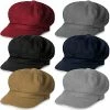 Cheap 🤩 6 Pieces 👩 Women Newsboy Cap Warm Wool Visor Beret Hats Soft Newsboy Hats For 👩 Women Vintage Baker Boy Hat For 👩 Women 👧 Girls Black 🌟 -Men Skullies & Beanies Sales 41KEU9OGy4L