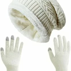 Outlet 🔔 HINDAWI Winter Slouchy Beanie Gloves For 👩 Women Knit Hats Skull Caps Touch Screen Mittens Hat+gloves (brown) 🔥 27 Outlet 🔔 HINDAWI Winter Slouchy Beanie Gloves For 👩 Women Knit Hats Skull Caps Touch Screen Mittens Hat+gloves (brown) 🔥 -Men Skullies & Beanies Sales 41KSgz80npL. AC