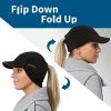 Buy 😉 TrailHeads Fleece Ponytail Hat With Drop Down Ear Warmer | The Trailblazer Adventure Hat For 👩 Women Heather Teal 😀 -Men Skullies & Beanies Sales 41KXngWS35L