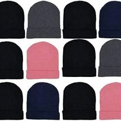 Cheapest 🌟 12 Pack Winter Beanie Hats For Men 👩 Women, Warm Cozy Knitted Cuffed Skull Cap, Wholesale 12 Pack Gray 🌟 -Men Skullies & Beanies Sales 41L7OmLLzEL. AC