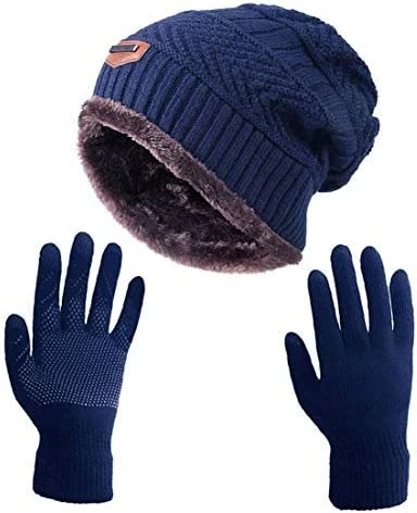 Outlet 🔔 HINDAWI Winter Slouchy Beanie Gloves For 👩 Women Knit Hats Skull Caps Touch Screen Mittens Hat+gloves (brown) 🔥 11 Outlet 🔔 HINDAWI Winter Slouchy Beanie Gloves For 👩 Women Knit Hats Skull Caps Touch Screen Mittens Hat+gloves (brown) 🔥 - Image 9