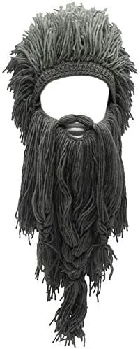 New โจ Creative Barbarian Knit Beard Hat Funny Knit Hat Wig Beanie Hat Beard Facemask V-brown ๐ 9 New โจ Creative Barbarian Knit Beard Hat Funny Knit Hat Wig Beanie Hat Beard Facemask V-brown ๐ - Image 7