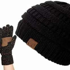 New 🎁 C.C Unisex Chunky Soft Stretch Cable Knit Warm Fuzzy Lined Skully Beanie Violet 😀 -Men Skullies & Beanies Sales 41NeHGL7wKL. AC