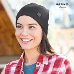 New 🎉 MERIWOOL Unisex Merino Wool Cuff Beanie Winter Hat For Men And 👩 Women Sand 👍 -Men Skullies & Beanies Sales 41OCHJBaW1L