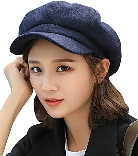 Brand new ๐คฉ Newsboy Hats For ๐ฉ Women, ๐ฉ Women Newsboy Hats Winter Felt Retro Solid Color Fashion All-Match Newsboy Cap A Burgundy ๐ 13 Brand new ๐คฉ Newsboy Hats For ๐ฉ Women, ๐ฉ Women Newsboy Hats Winter Felt Retro Solid Color Fashion All-Match Newsboy Cap A Burgundy ๐ - Image 11