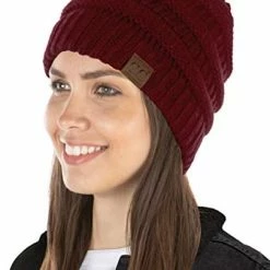 Promo 🛒 Funky Junque Exclusives 👩 Womens Beanie Solid Ribbed Knit Hat Warm Soft Skull Cap Denim - Confetti 🔔 -Men Skullies & Beanies Sales 41PUQiihCIL. AC