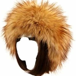 Cheapest ❤️ Tngan 👩 Women's Faux Fur Headband Soft Winter Cossack Russion Style Hat Cap Brown 🔥 -Men Skullies & Beanies Sales 41QA102Z7nL. AC