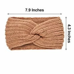 Best Pirce 🧨 TecUnite 4 Pieces Chunky Knit Headbands Braided Winter Headbands Ear Warmers Crochet Head Wraps For 👩 Women 👧 Girls Fresh Colors ✨ -Men Skullies & Beanies Sales 41QLPse0iJL