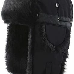 Promo 🔔 Connectyle Oudoor Unisex Faux Fur Lined Trapper Hat Warm Windproof Winter Russian Hats Navy Blue ⭐ -Men Skullies & Beanies Sales 41QaZ5joFqL. AC